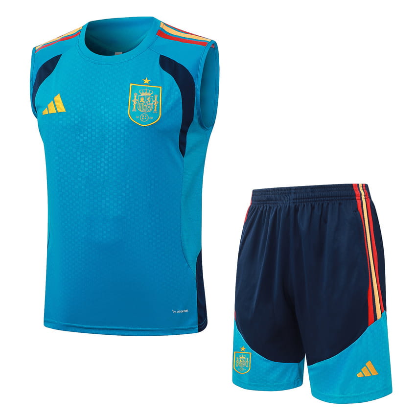 Debardeur Short Espagne 2026 2027 Bleu Clair (1)
