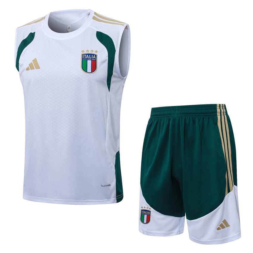 Debardeur Short Italie 2026 2027 Blanc (1)