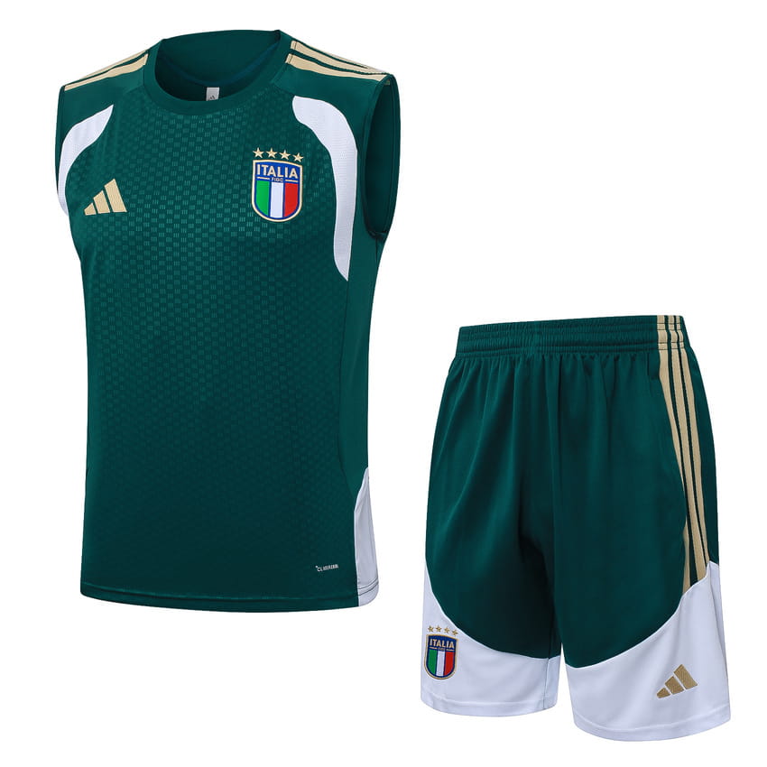 Debardeur Short Italie 2026 2027 Vert (1)