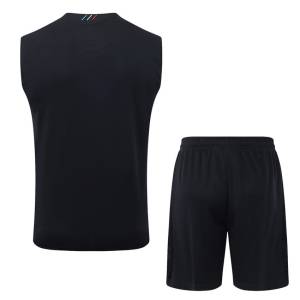 Debardeur Short PSG 2025 2026 Noir Sombre (3)
