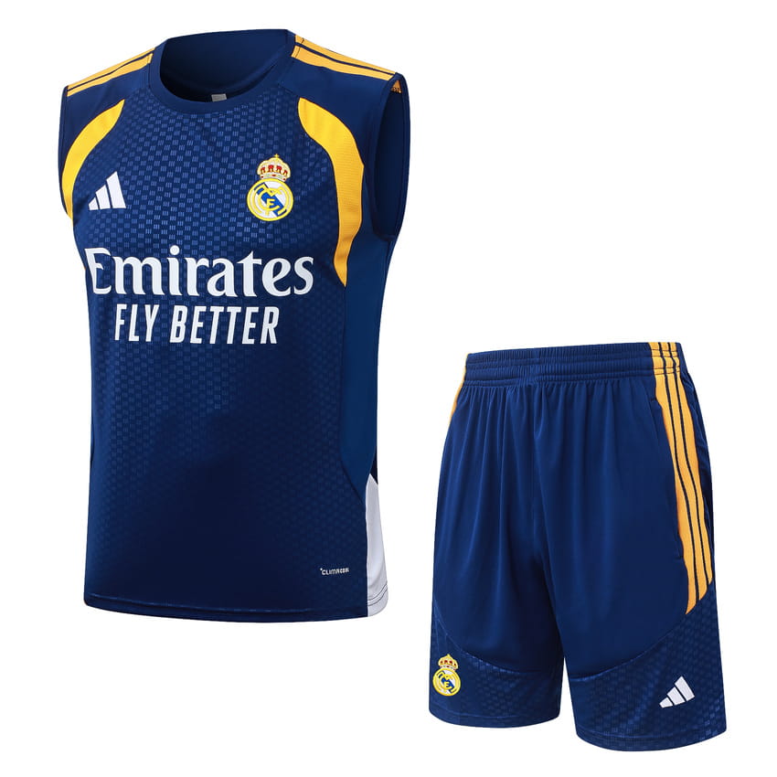 Debardeur Short Real Madrid 2026 2027 Bleu Foncé (1)