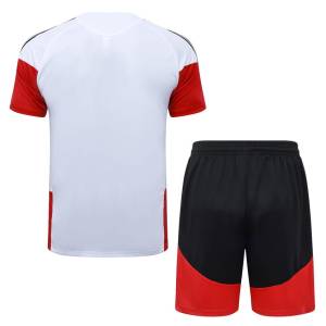 Ensemble Maillot Short Allemagne 2026 2027 Blanc Rouge (3)