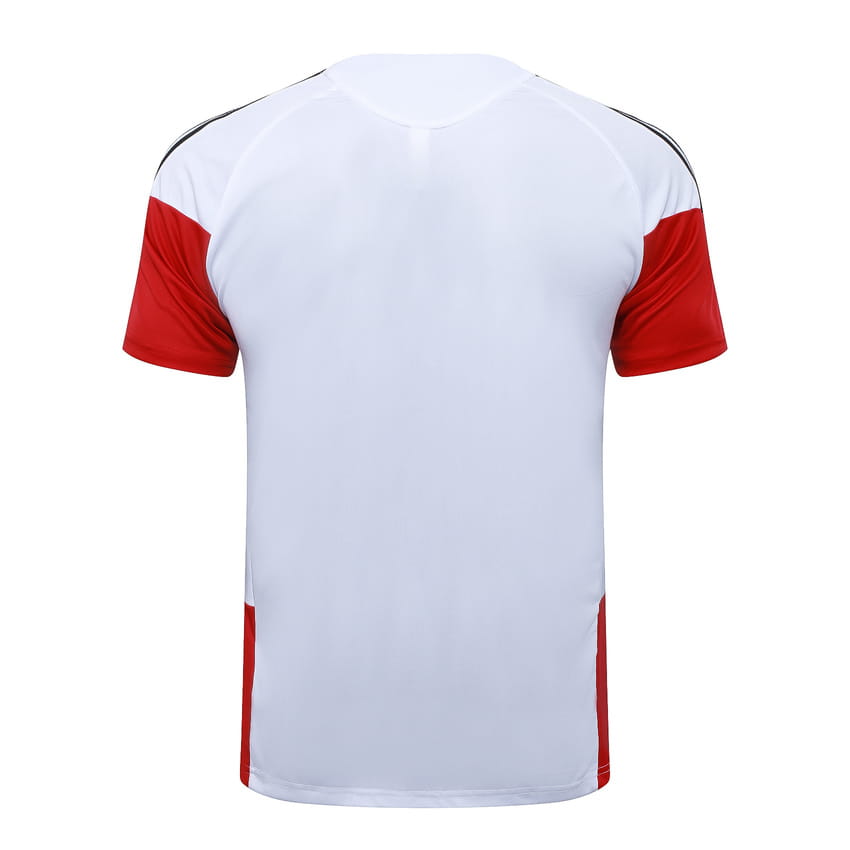 Ensemble Maillot Short Allemagne 2026 2027 Blanc Rouge (4)