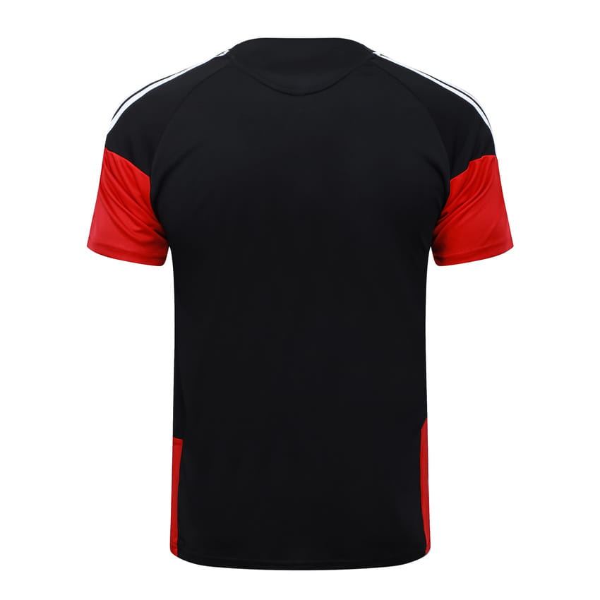 Ensemble Maillot Short Allemagne 2026 2027 Noir Rouge (2)