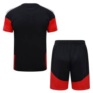 Ensemble Maillot Short Allemagne 2026 2027 Noir Rouge (3)