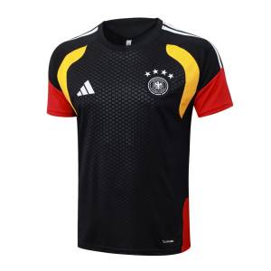 Ensemble Maillot Short Allemagne 2026 2027 Noir Rouge (4)