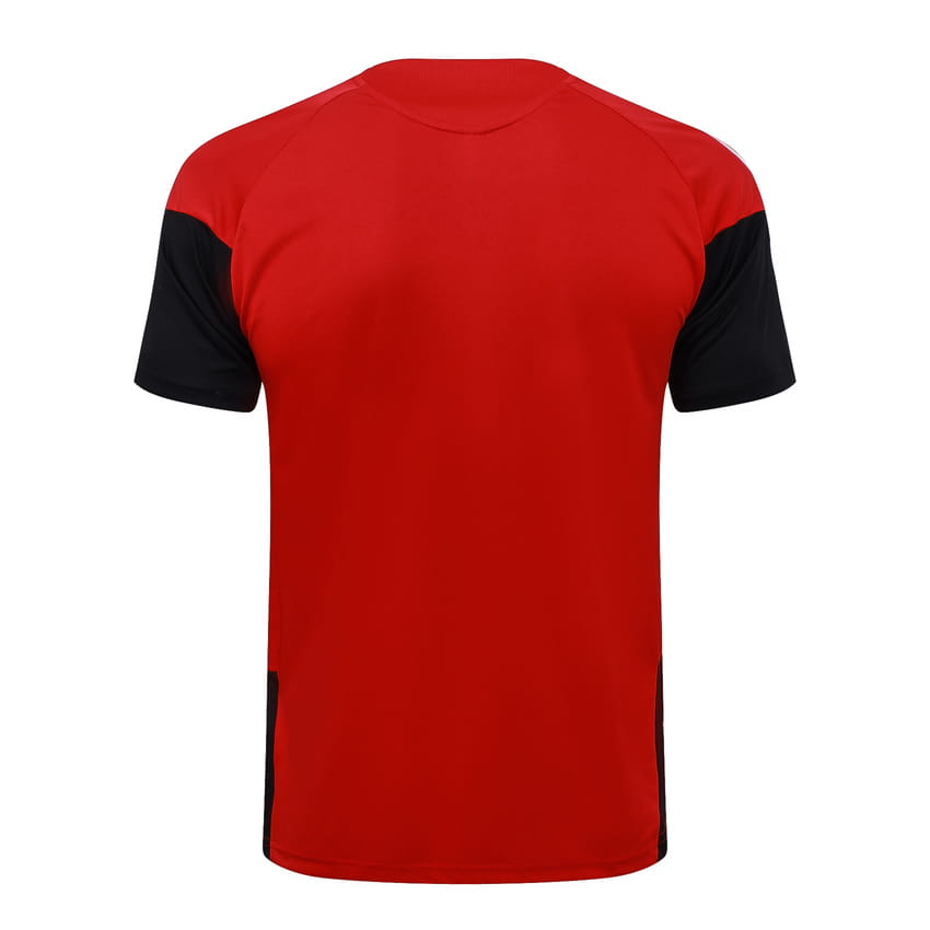 Ensemble Maillot Short Allemagne 2026 2027 Rouge Noir (4)