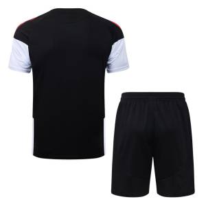 Ensemble Maillot Short Arsenal 2026 2027 Noir Rouge (3)
