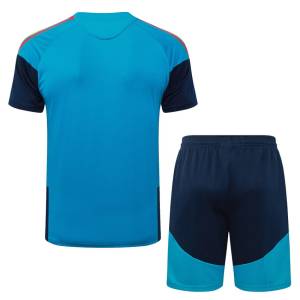 Ensemble Maillot Short Espagne 2026 2027 Bleu Clair (2)