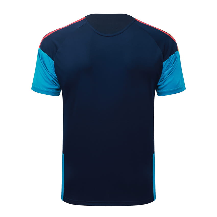 Ensemble Maillot Short Espagne 2026 2027 Bleu Sombre (4)
