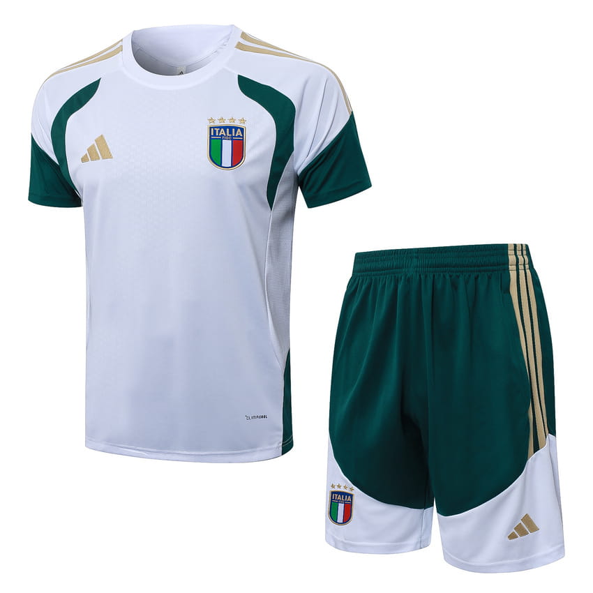 Ensemble Maillot Short Italie 2026 2027 Blanc (1)