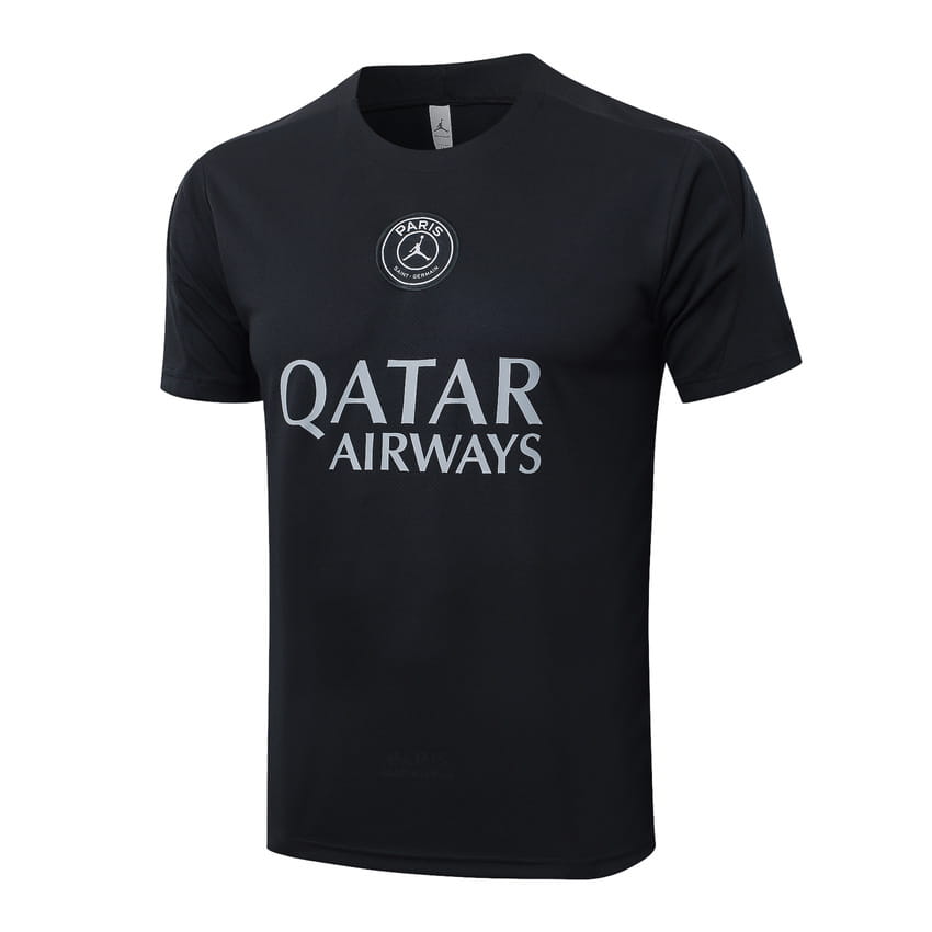 Ensemble Maillot Short PSG 2025 2026 Noir Sombre (2)