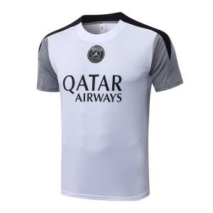 Ensemble Maillot Short PSG 2026 2027 Blanc Gris (4)