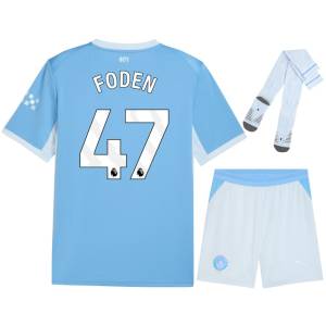 Maillot Kit Enfant Manchester City Domicile 2026 2027 Foden