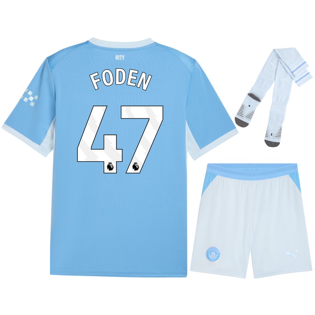 Maillot Kit Enfant Manchester City Domicile 2026 2027 Foden