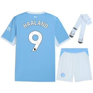 Maillot Kit Enfant Manchester City Domicile 2026 2027 Haaland