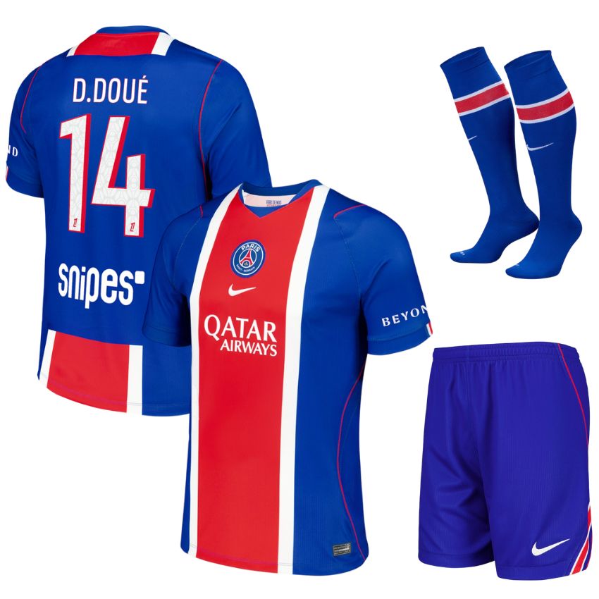 Maillot Kit Enfant PSG Domicile 2026 2027 Doue