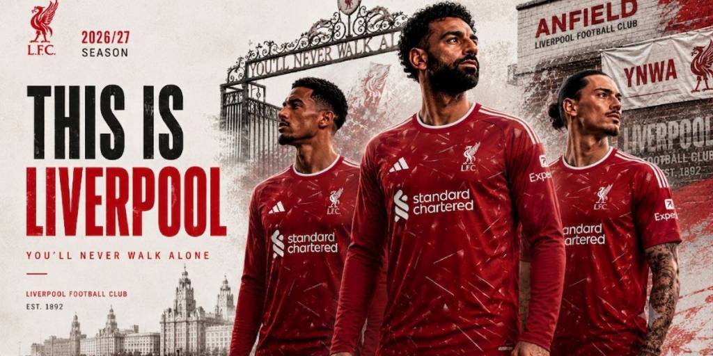 Maillot Liverpool Domicile 2026 2027