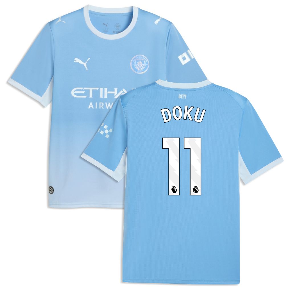 Maillot Manchester City Domicile 2026 2027 Doku (1)