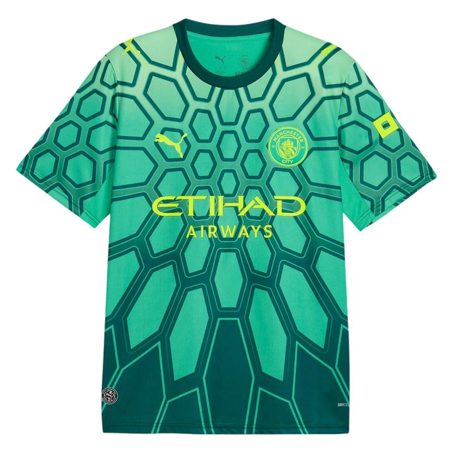 Maillot Manchester City Domicile 2026 2027 Gardien Vert (1)