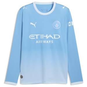 Maillot Manchester City Domicile 2026 2027 Manches Longues