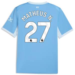 Maillot Manchester City Domicile 2026 2027 Matheus Nunes (2)