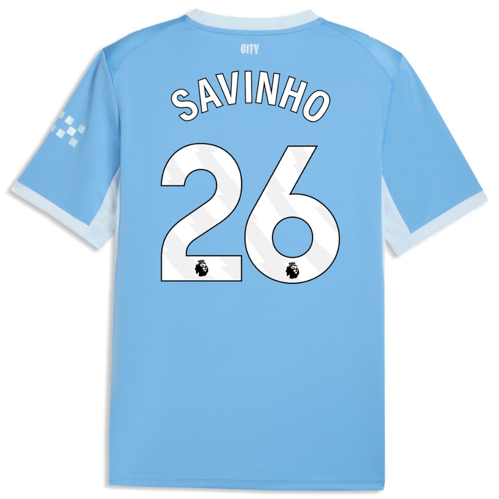 Maillot Manchester City Domicile 2026 2027 Savinho (2)
