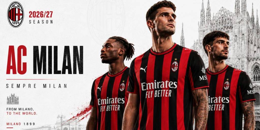 Maillot Milan AC Domicile 2026 2027