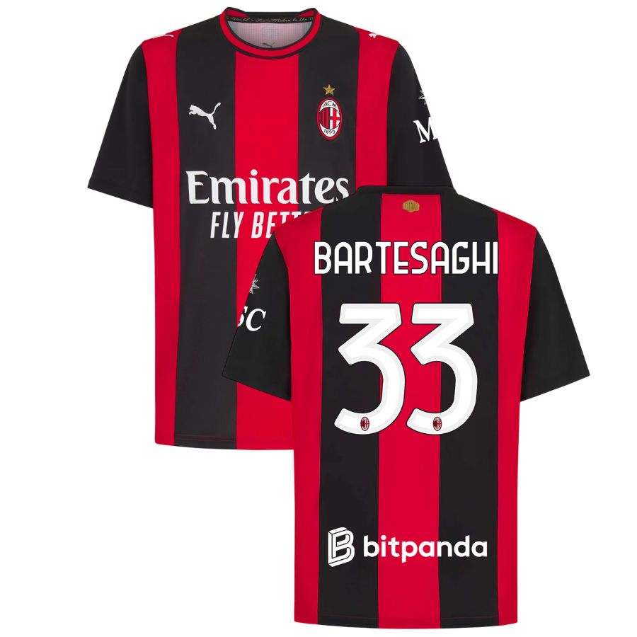 Maillot Milan AC Domicile 2026 2027 Bartesaghi (1)