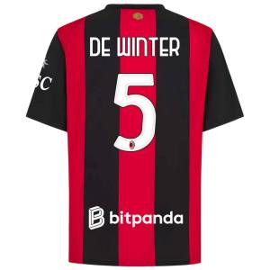 Maillot Milan AC Domicile 2026 2027 De Winter (2)