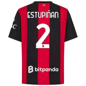 Maillot Milan AC Domicile 2026 2027 Estupinan (2)