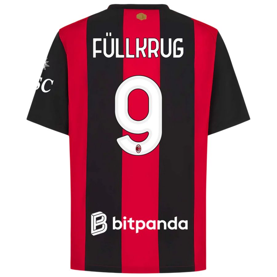 Maillot Milan AC Domicile 2026 2027 Fullkrug (2)
