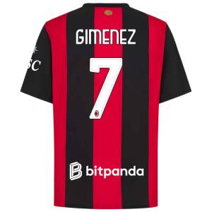 Maillot Milan AC Domicile 2026 2027 Gimenez (2)
