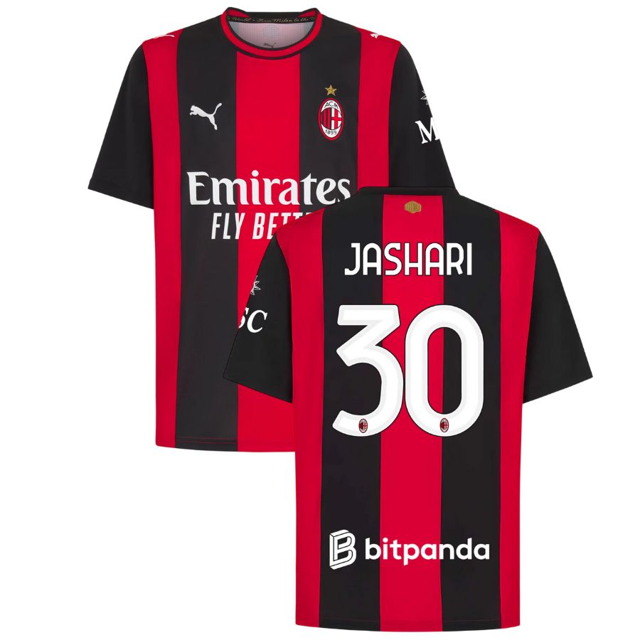 Maillot Milan AC Domicile 2026 2027 Jashari (1)