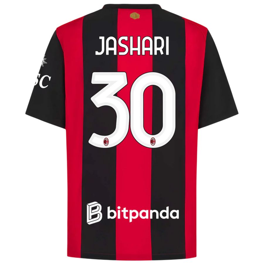 Maillot Milan AC Domicile 2026 2027 Jashari (2)