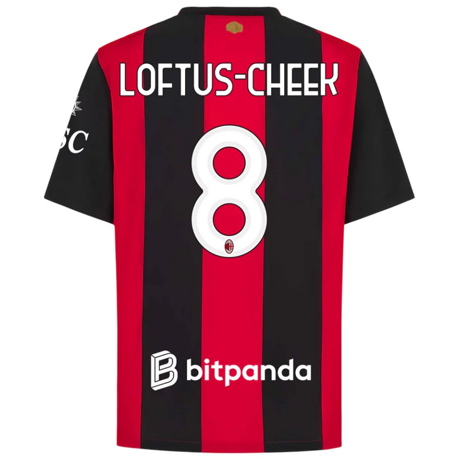 Maillot Milan AC Domicile 2026 2027 Loftus-Cheek (2)
