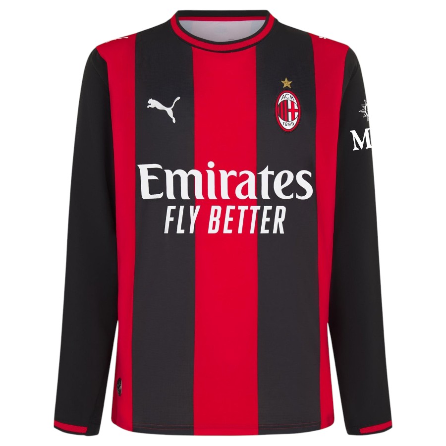 Maillot Milan AC Domicile 2026 2027 Manches Longues (1)