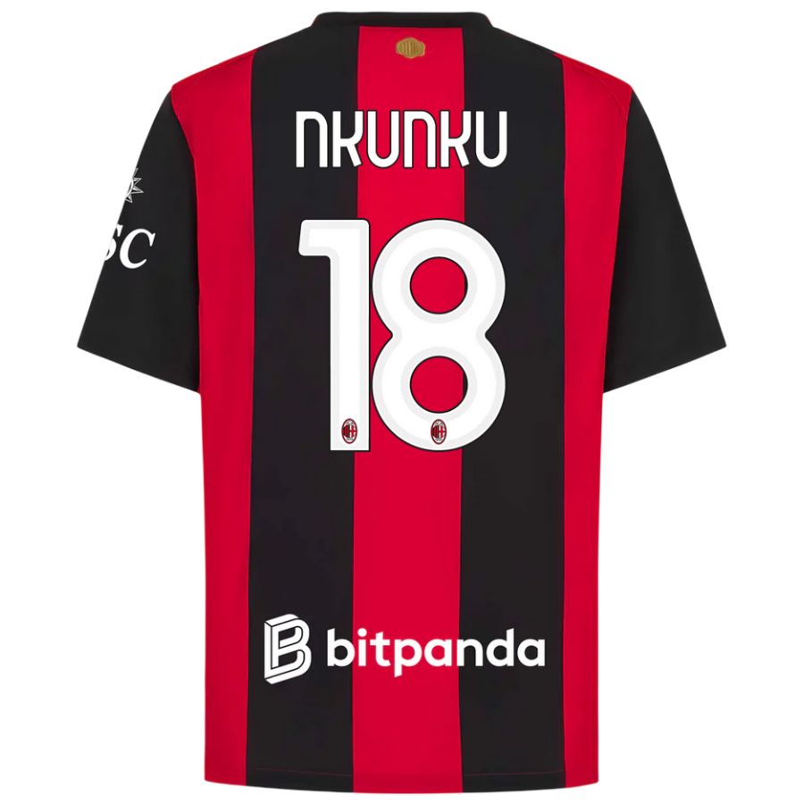 Maillot Milan AC Domicile 2026 2027 Nkunku (2)