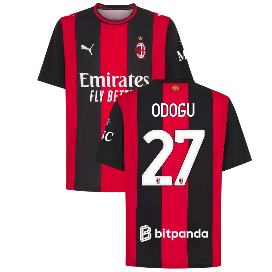 Maillot Milan AC Domicile 2026 2027 Odogu (1)