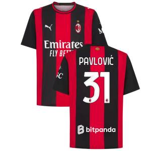 AC Milan Home Jersey 2026 2027 Pavlovic