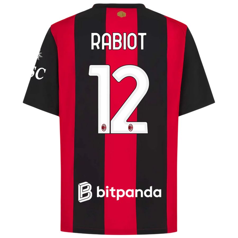 Maillot Milan AC Domicile 2026 2027 Rabiot (2)