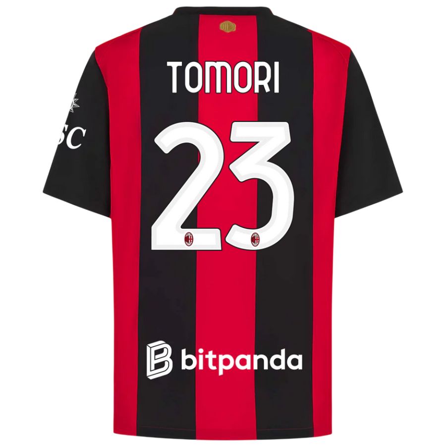 Maillot Milan AC Domicile 2026 2027 Tomori (2)
