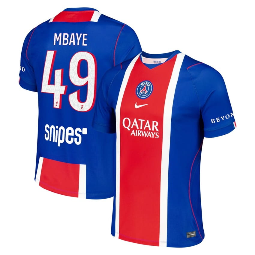Maillot PSG Domicile 2026 2027 Mbaye (1)