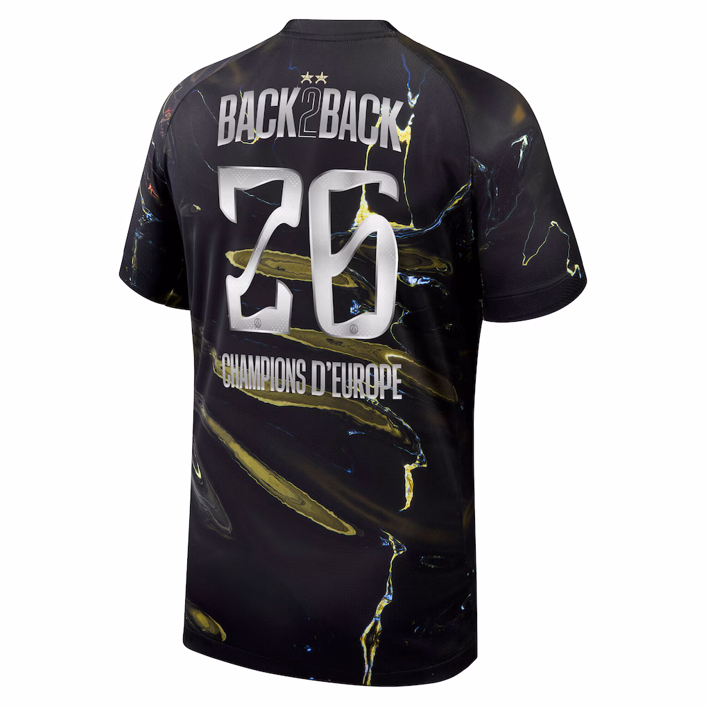 Maillot PSG Jordan Fourth 2 étoiles Champions D’Europe 26 (2)