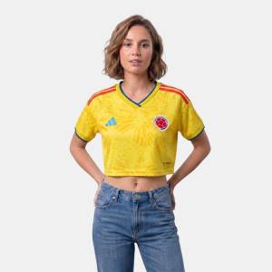 Camiseta de local de la selección femenina de Colombia, parte superior, 2026-2027 (1)