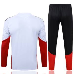 Survetement Allemagne Training 2026 2027 Blanc Rouge (4)