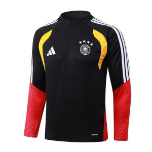 Survetement Allemagne Training 2026 2027 Noir Rouge (3)