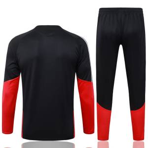 Survetement Allemagne Training 2026 2027 Noir Rouge (4)