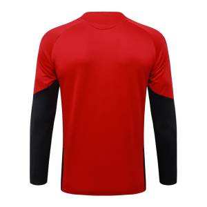 Survetement Allemagne Training 2026 2027 Rouge Noir (3)