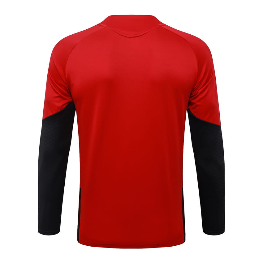 Survetement Allemagne Training 2026 2027 Rouge Noir (3)